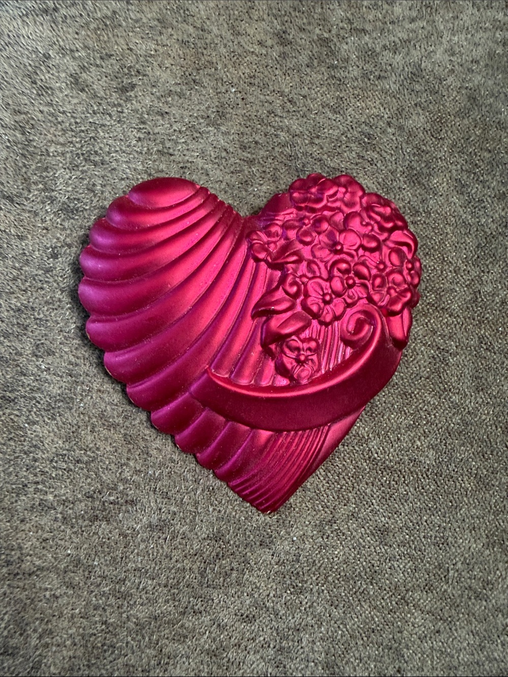 Heart brooch